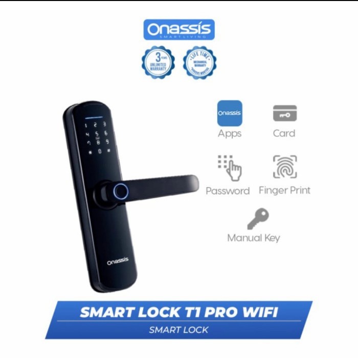 ONASSIS SMART LOCK T1 PRO WIFI / DIGITAL LOCK ONASSIS T1 PRO