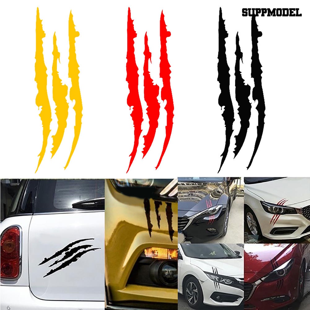 Stiker Reflektif Motif Cakaran Untuk Dekorasi Lampu Depan Mobil