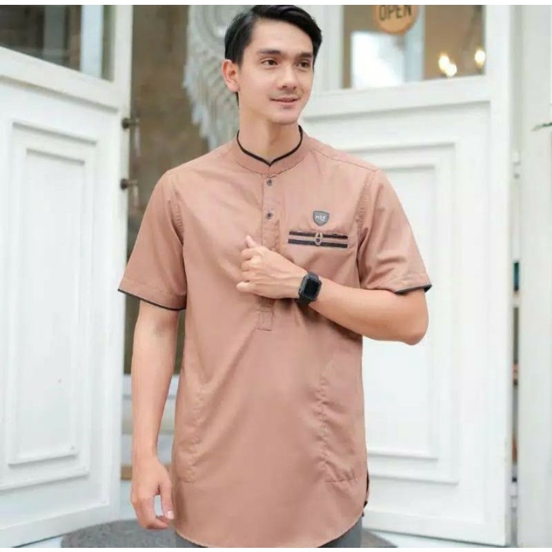 BAJU KOKO KURTA DEWASA LENGAN PENDEK