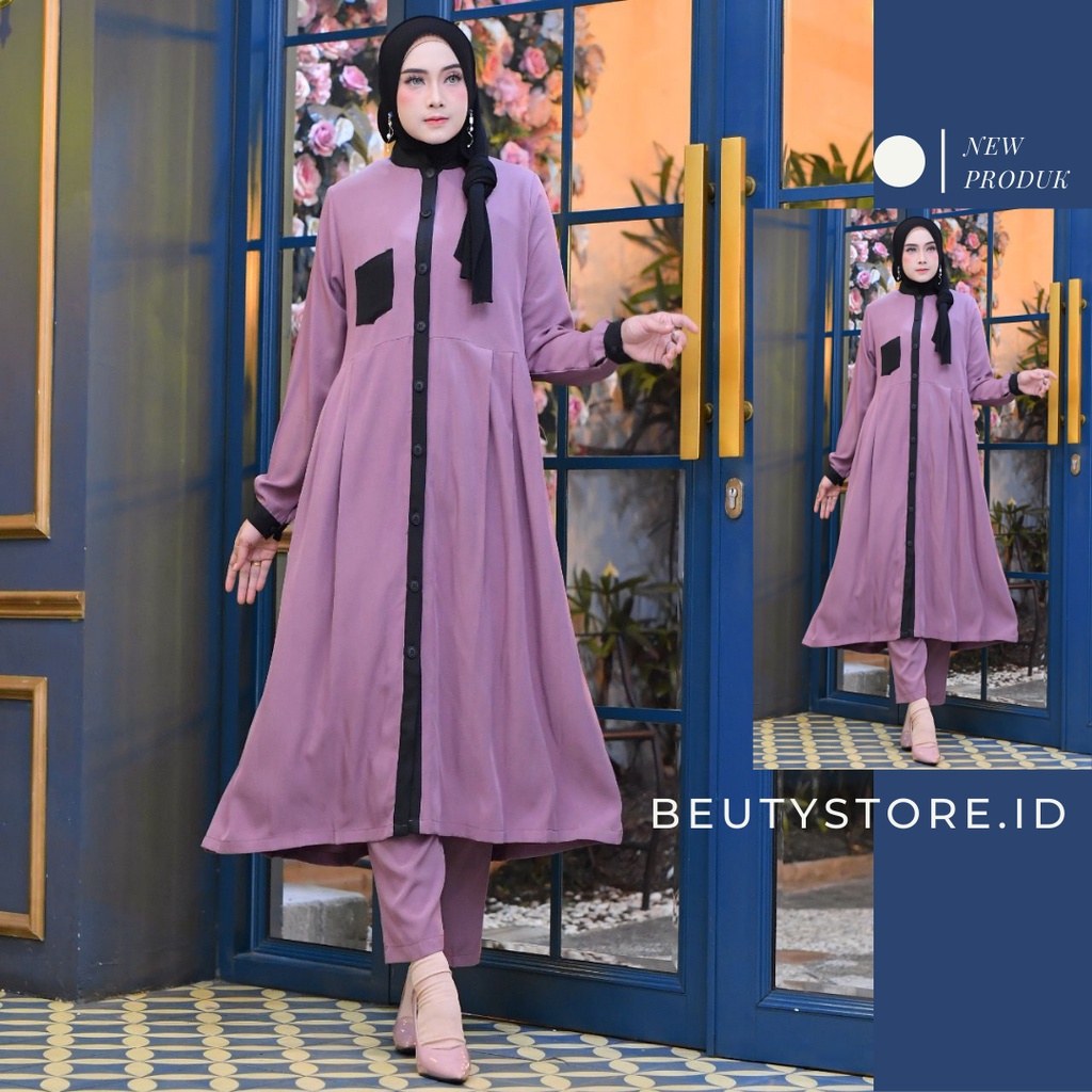 One Set FARZHA Setelan Celana Wanita Shakila Import Fashion Kasual