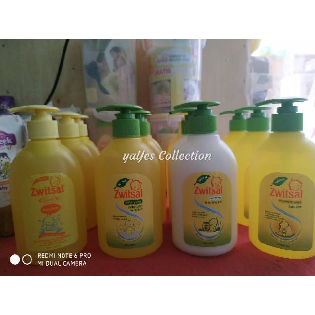 Zwitsal 300 ml pump pumping baby bath minyak telon hair body wash rich honey milk sabun cair switsal sweetsal