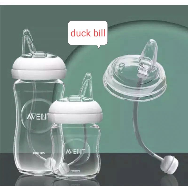 sedotan pngganti dot Aven natural / duckbill / training sippy cup cocok Aven natural