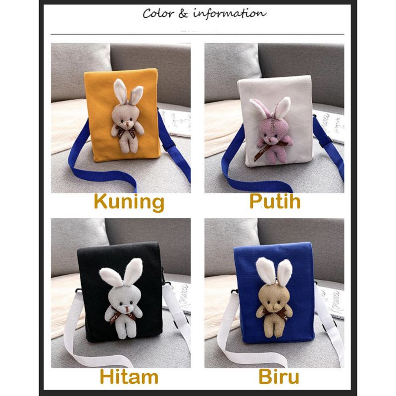 HOT SALE 19 DISKON TAS IMPORT/TAS SELEMPANG MINI/TAS IMPORT MODEL KOREA STYLISH JALAN JALAN/TAS SELEMPANG BONEKA ALA ALA KOREA/TAS IMPORT MODEL TERBARU/TAS HANGOUT ANAK REMAJA