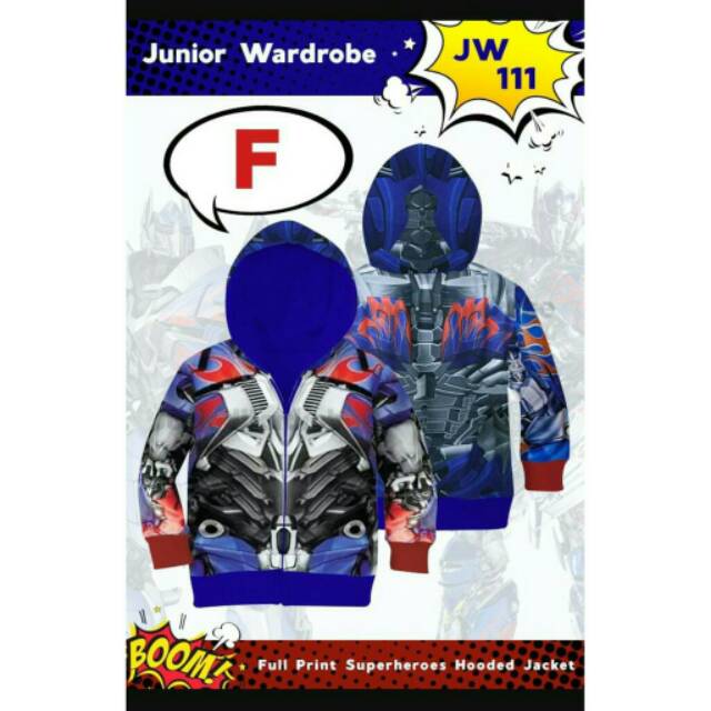 Jaket Hoodie Junior Wardrobe JW-111 KIDS Import