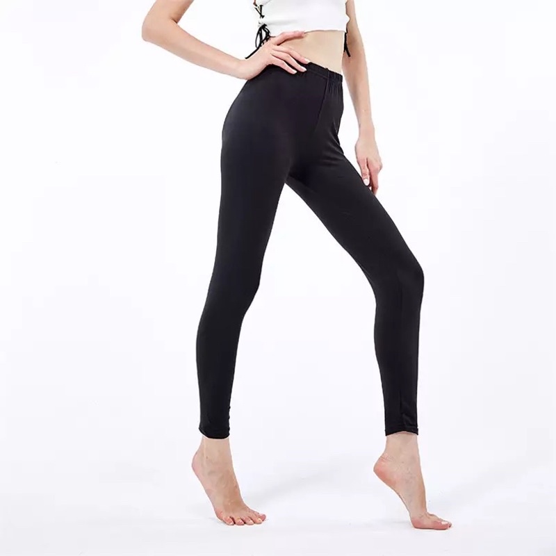 Seriwarna celana legging wanita panjang bahan spandek balon/licin adem lembut elastis&amp;tebal