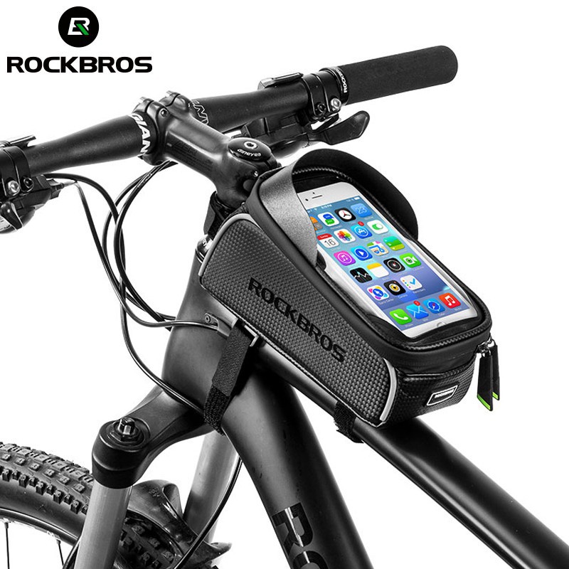 Rockbros Tas Sepeda Waterproof untuk 6.0 inch Smartphone 017-1 Grab Medan