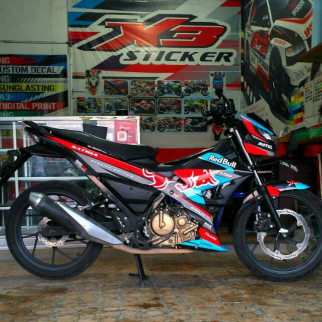 Sticker Decal Satria Fu fi Redbull Fullwrap