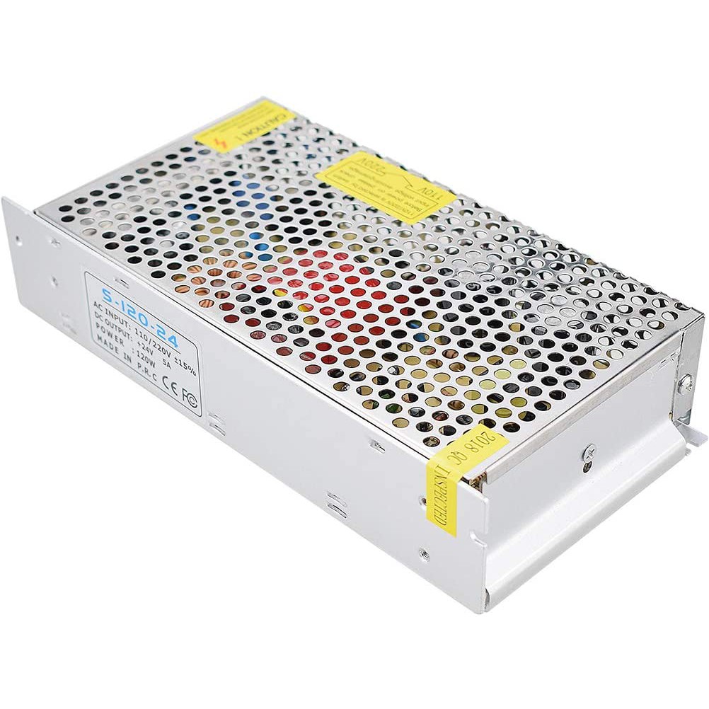 Power Supply Switching 24 Volt 5 Amp DC PSU LED Adapter Adaptor Jaring 24V 5A