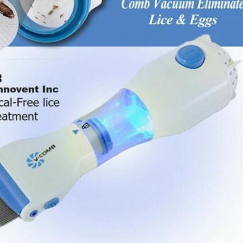 ➴ sisir sedot kutu elektrik V comb pembasmi kutu vakum kutu vacuum sisir kutu listrik ➯