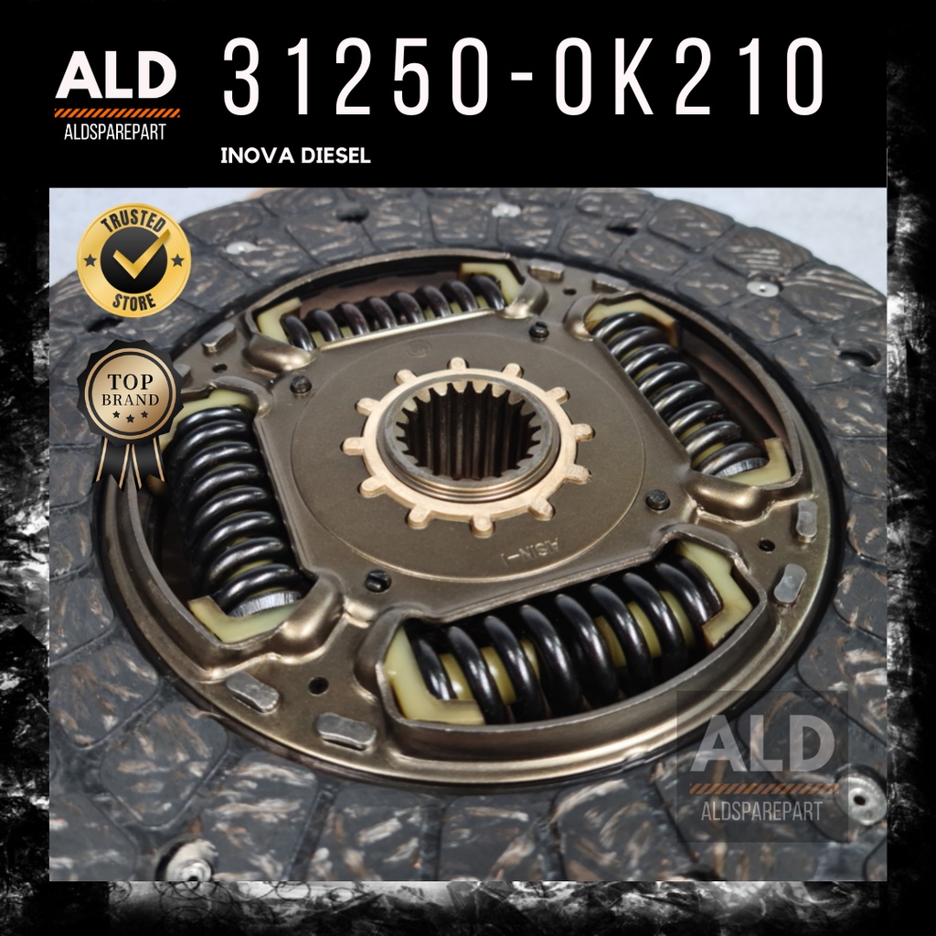 CLUTCH DISC KAMPAS KOPLING INNOVA / REBORN DIESEL  (31250-0K210) GARANSI 1 BULAN