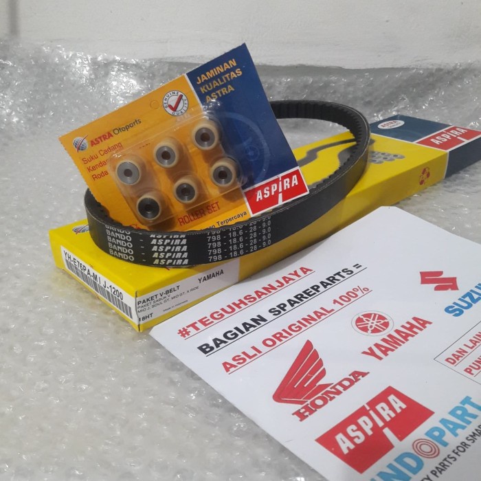 Van Belt V-Belt V Belt Set - Mio J / Mio Soul GT / X Ride Fino Fi Asli ASPIRA