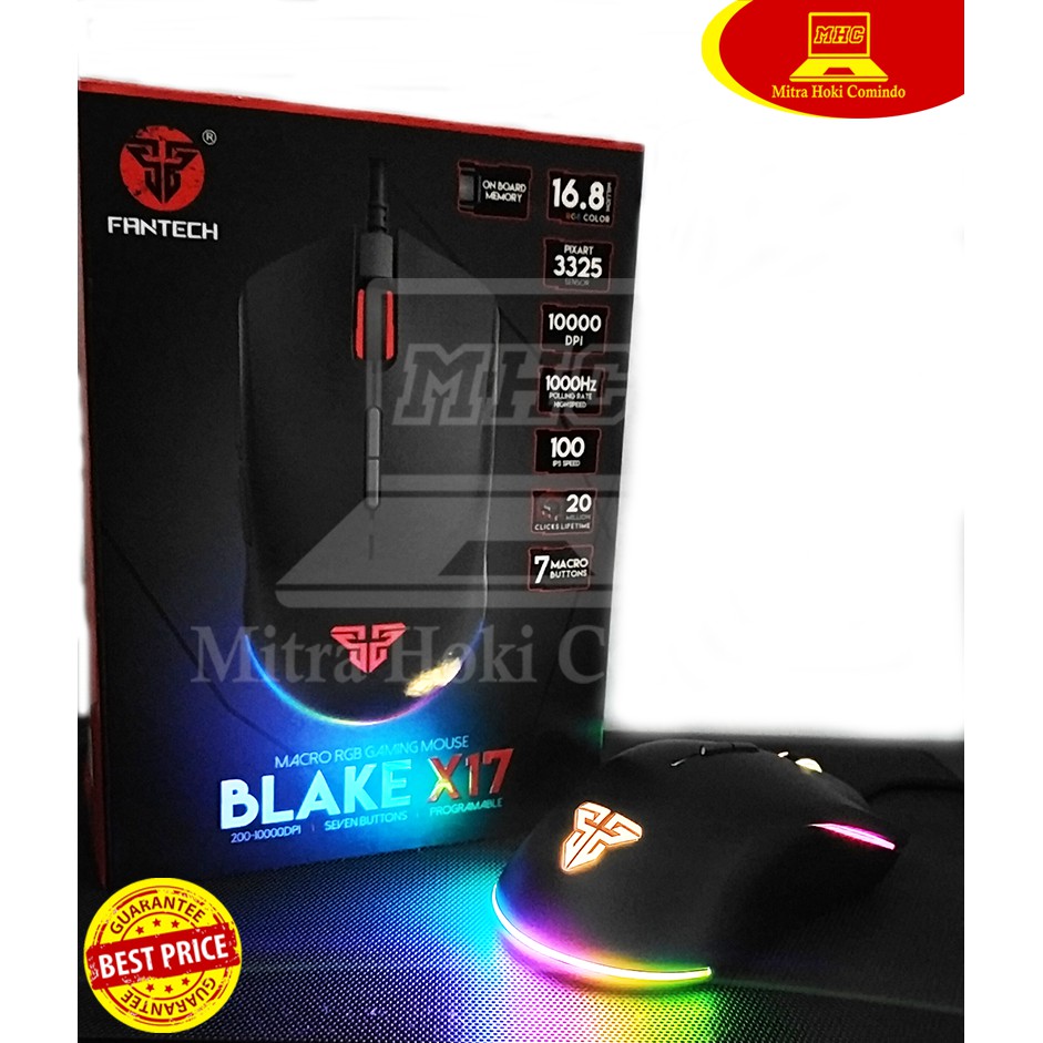Mouse Gaming Fantech BLAKE X17 RGB