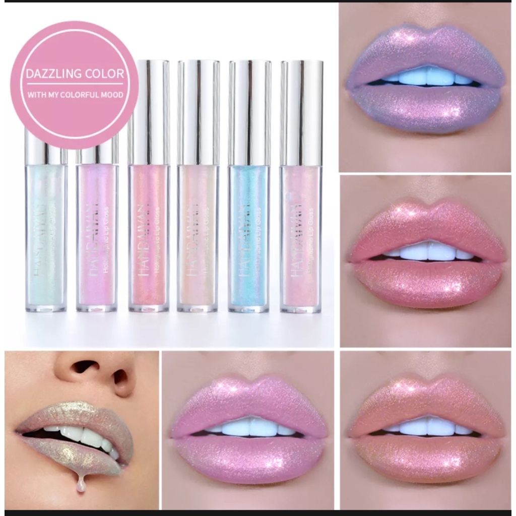 RCS✅ NEW~ HANDAIYAN lipgloss lipstik warna putih lipgloss putih pink