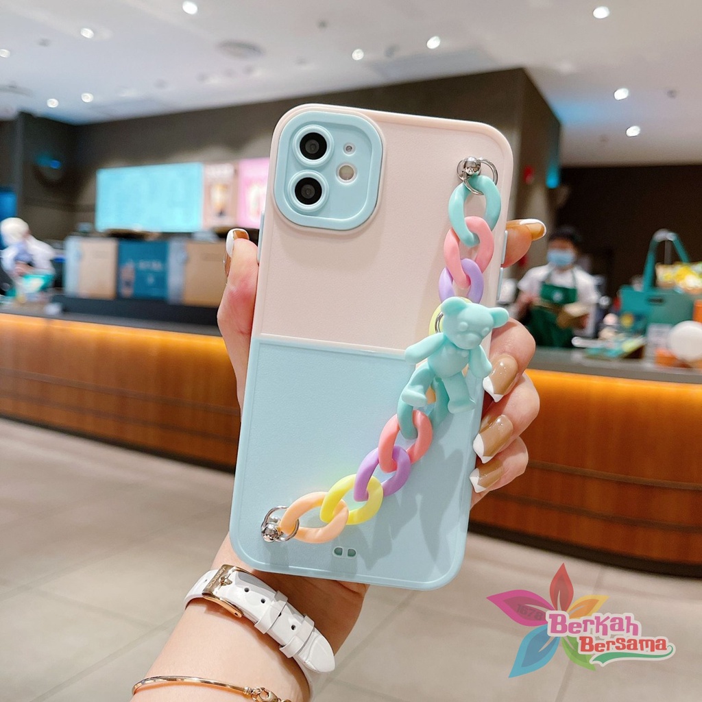 CASE FYP RANTAI BONEKA MACARON PROCAMERA VIVO Y91 Y95 Y91C Y1S V5 V5S Y67 V20 V21E 4G V23E BB7104