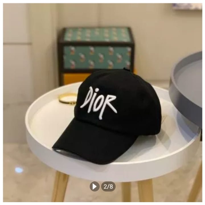 PROMO GRATIS ONGKOS KIRIM - Topi Baseball Cap Dior Topi Baseball Cap