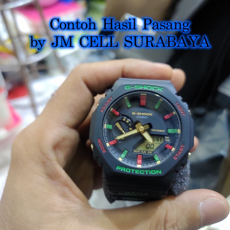 Anti Gores Tempered Glass For Casio G Shock GA 2100 / GA B2100 Series