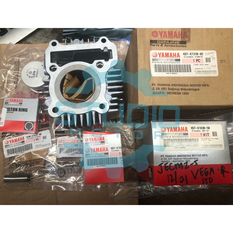 Cylinder Block Vega R 2004 Set Piston Ring Standar Std Original YGP