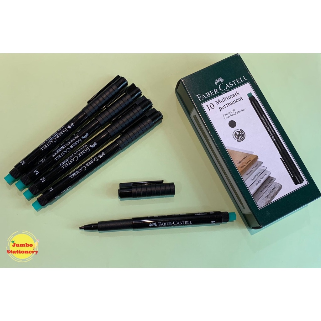 SPIDOL OHP MULTIMARK PERMANENT FABER CASTELL - MEDIUM BLACK