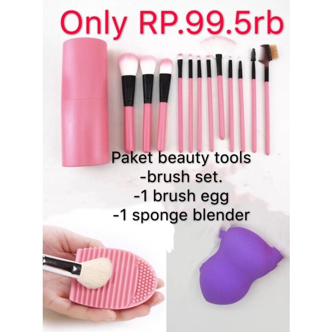 

Best Product!!! Paket Makeup Brush Set+1Beauty Sponge Blender+Brush Egg-Beauty Tools/ Paket Makeup Brush Set+1Beauty Sponge Blender+Brush Egg-Beauty Tools berkualitas/ Paket Makeup Brush Set+1Beauty Sponge Blender+Brush - Paling Dicari
