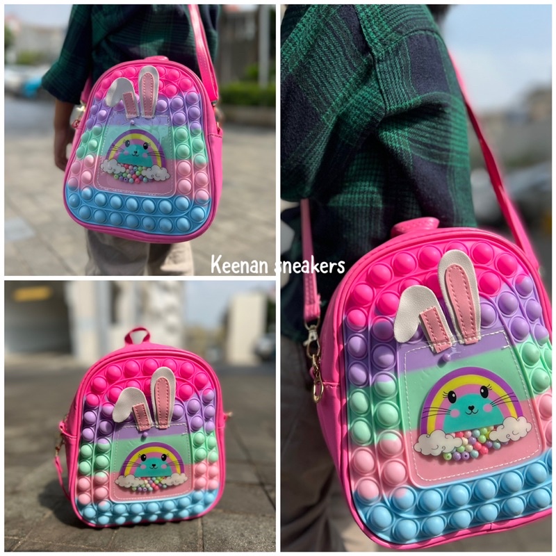 Tas pop it tas hello kitty tas anak tas sekolah tas ransel pop it