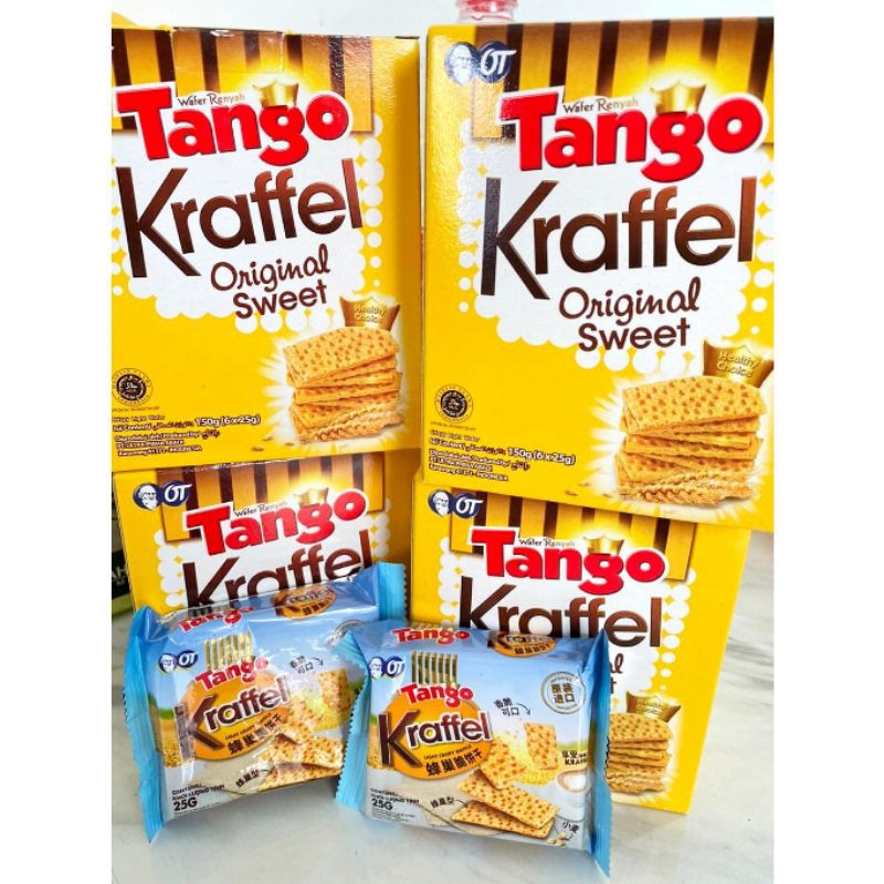 WAFER TANGO KRAFFEL ORIGINAL SWEET IMPORT WITH BOX ISI 6pcs