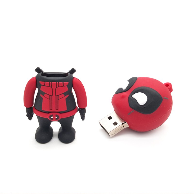 Flash Disk USB 2.0 Kapasitas 1TB Motif Kartun Spider Man dengan Adapter OTG