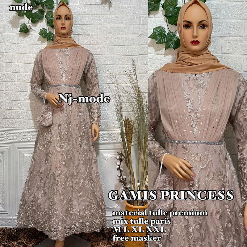 (COD)GAMIS PRINCES/GAMIS TILE,DRESS PESTA MEWAH,KEBAYA BARU/DRES MUSLIMAH,TILE MUTIARA