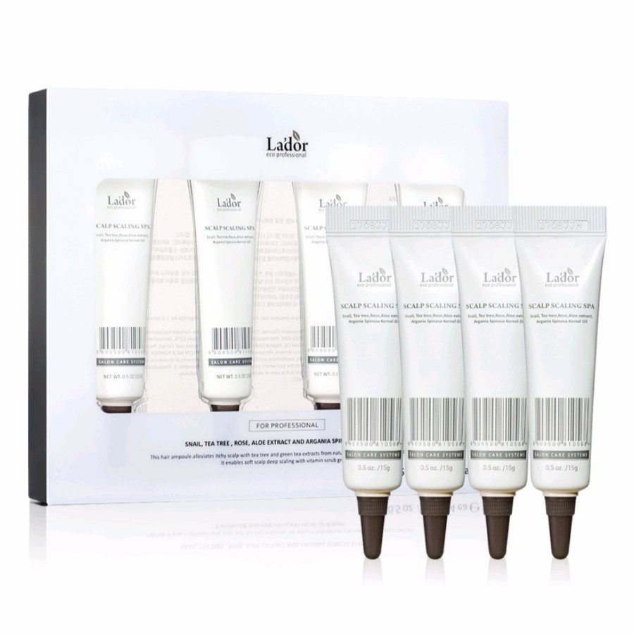 Lador Scalp Scaling SPA 15ml x 4 Ampoule Rambut Rusak