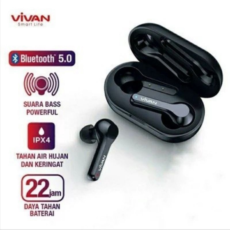 Vivan Wireless Bluetooth Headset Earphone TWS Liberty T200