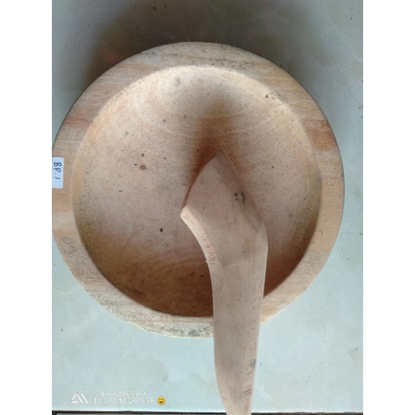 1SET COBEK & ULEKAN KAYU/COBEK PLUS ULEKAN