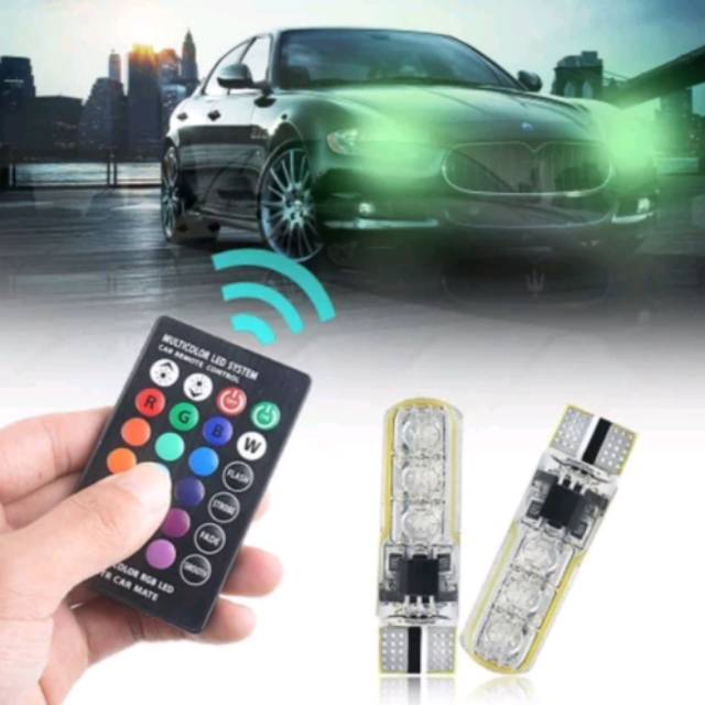 Lampu Sen Remote 7 Warna Sepasang