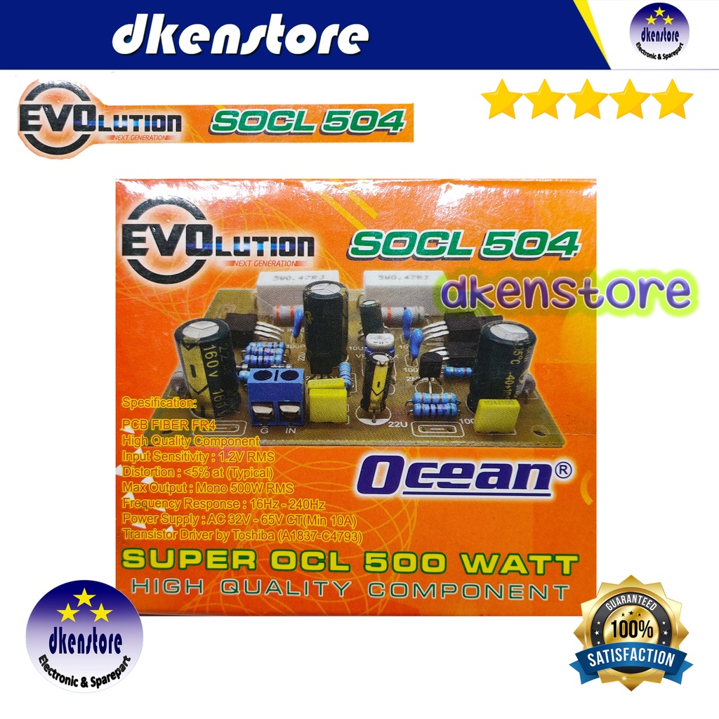 Kit Power SOCL Super OCL 500w 504 Ocean Evo Evolution