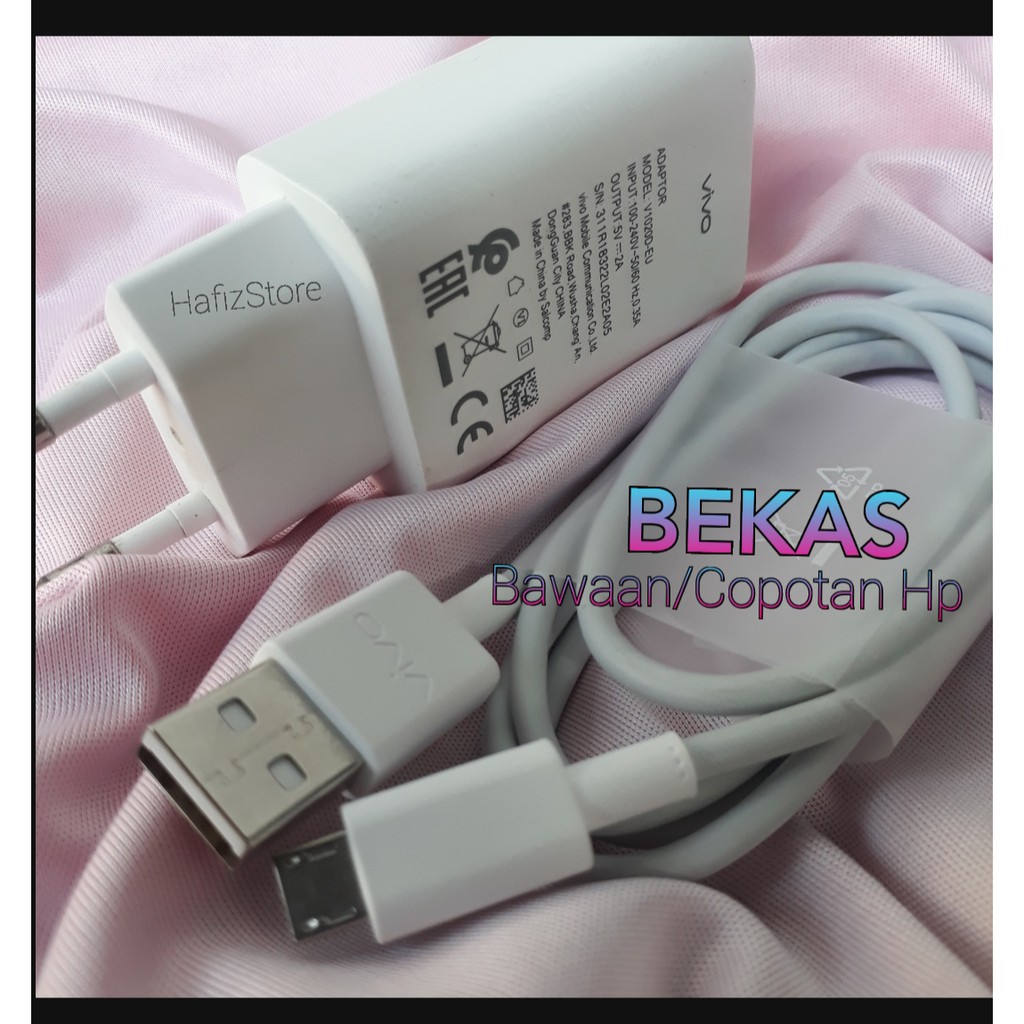 Charger Vivo Y20 Y1S Y20 Y95 y15 y12 Y83 v9 original bawaan hp