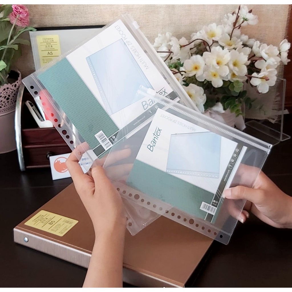 

BANTEX ZIPPER POCKET MULTI HOLES MAP ZIPPER A5/B5