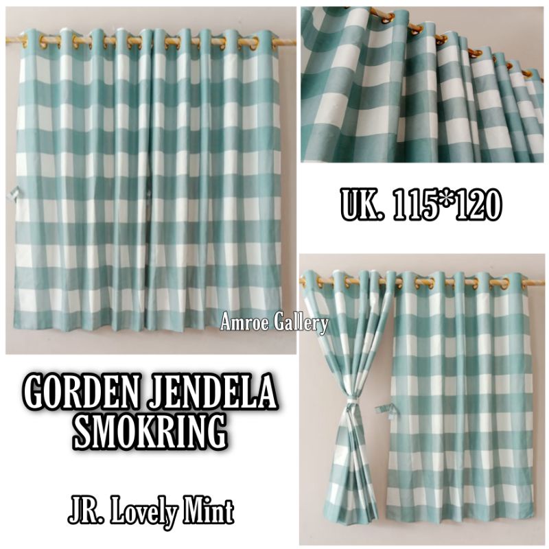 GORDEN JENDELA SMOKRING MURAH MOTIF AESTHETIC