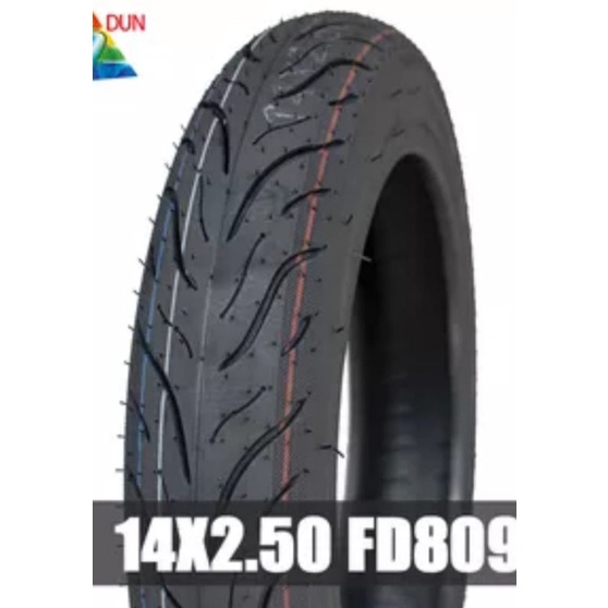 Ban Sepeda Listrik 14"x2.50 dan 16"x2.50 Tubeless