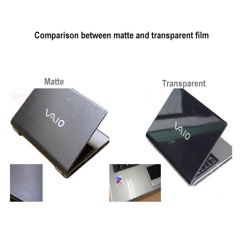 Stiker Pelindung Laptop Universal Transparan Matte