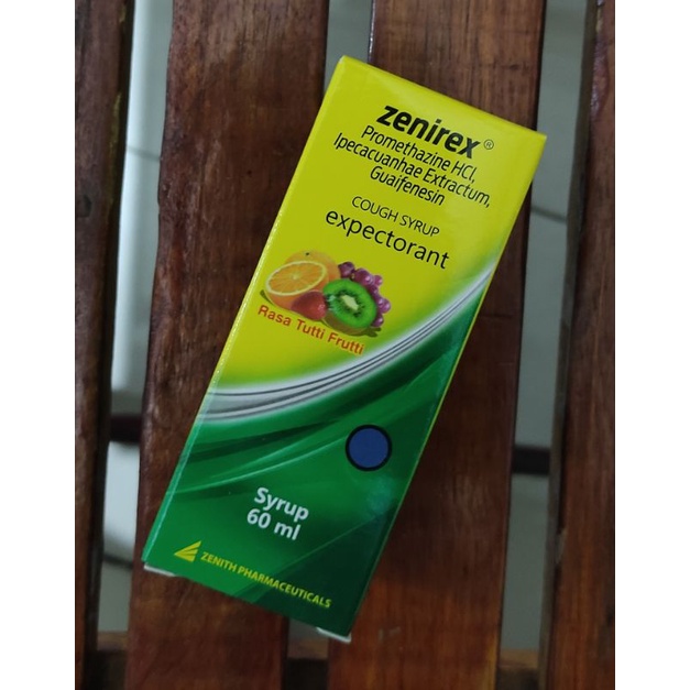 Zenirex Expectorant Sirup / Meredakan batuk berdahak / Alergi