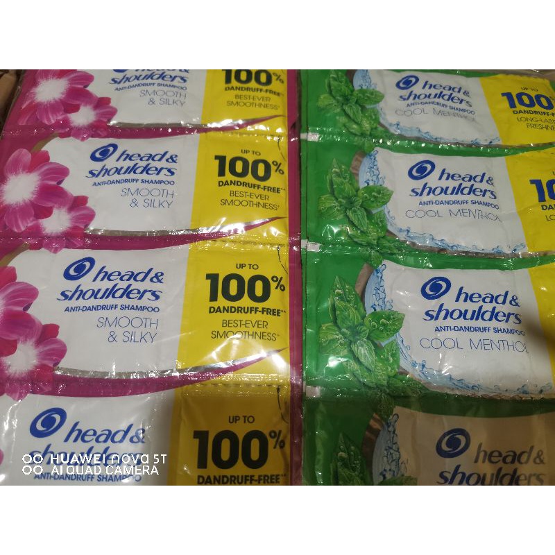 head and shoulders shampo sachet isi 12