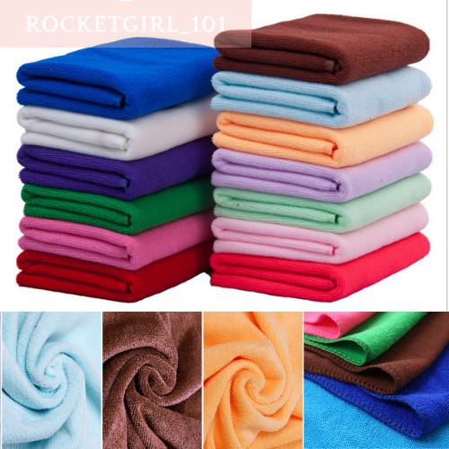 [BISA COD] HANDUK BESAR MICROFIBER POLOS UKURAN BESAR 70 X 140 / HANDUK MANDI LEMBUT / HANDUK DEWASA