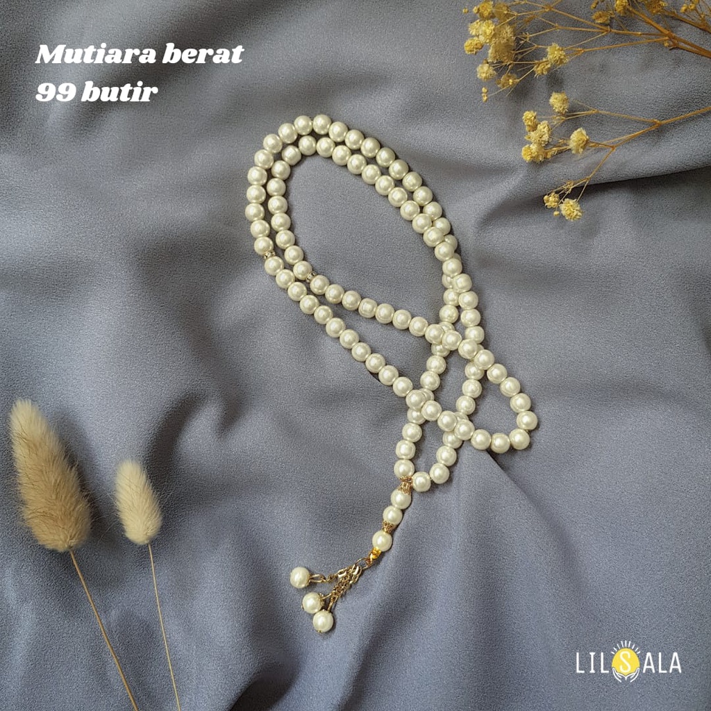 TASBIH MUTIARA MURAH CANTIK 33 / 99 BUTIR SOUVENIR TAHLIL PERNIKAHAN KADO WEDDING LEBARAN IDUL ADHA IDUL FITRI KADO CEWEK KADO NIKAH