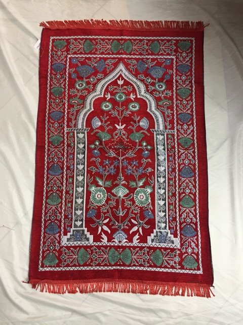 Sajadah reffah motif kembang oleh oleh haji umroh cantik