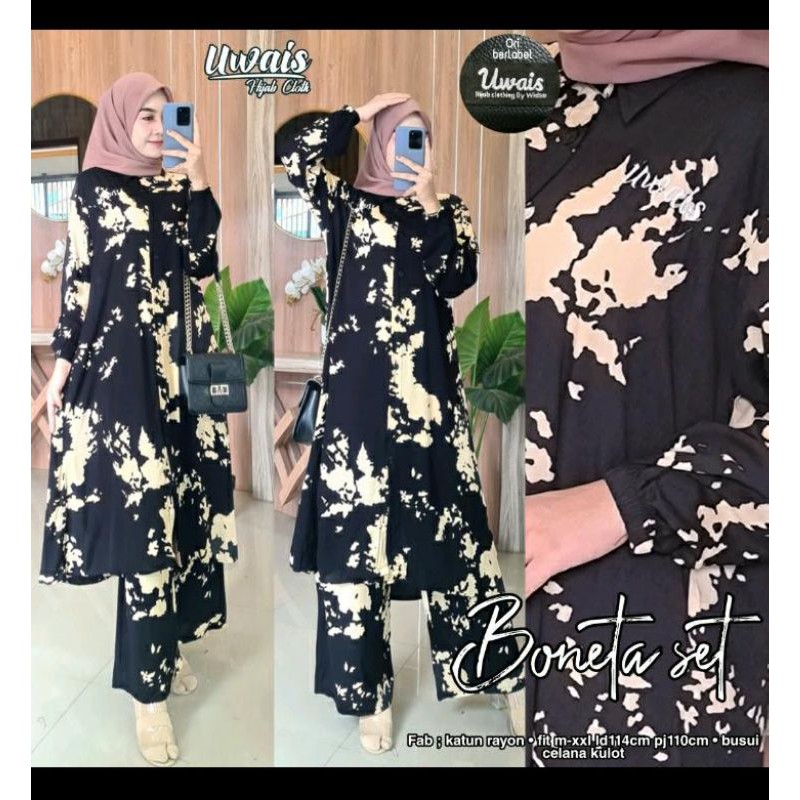 boneta set setelan by uwais