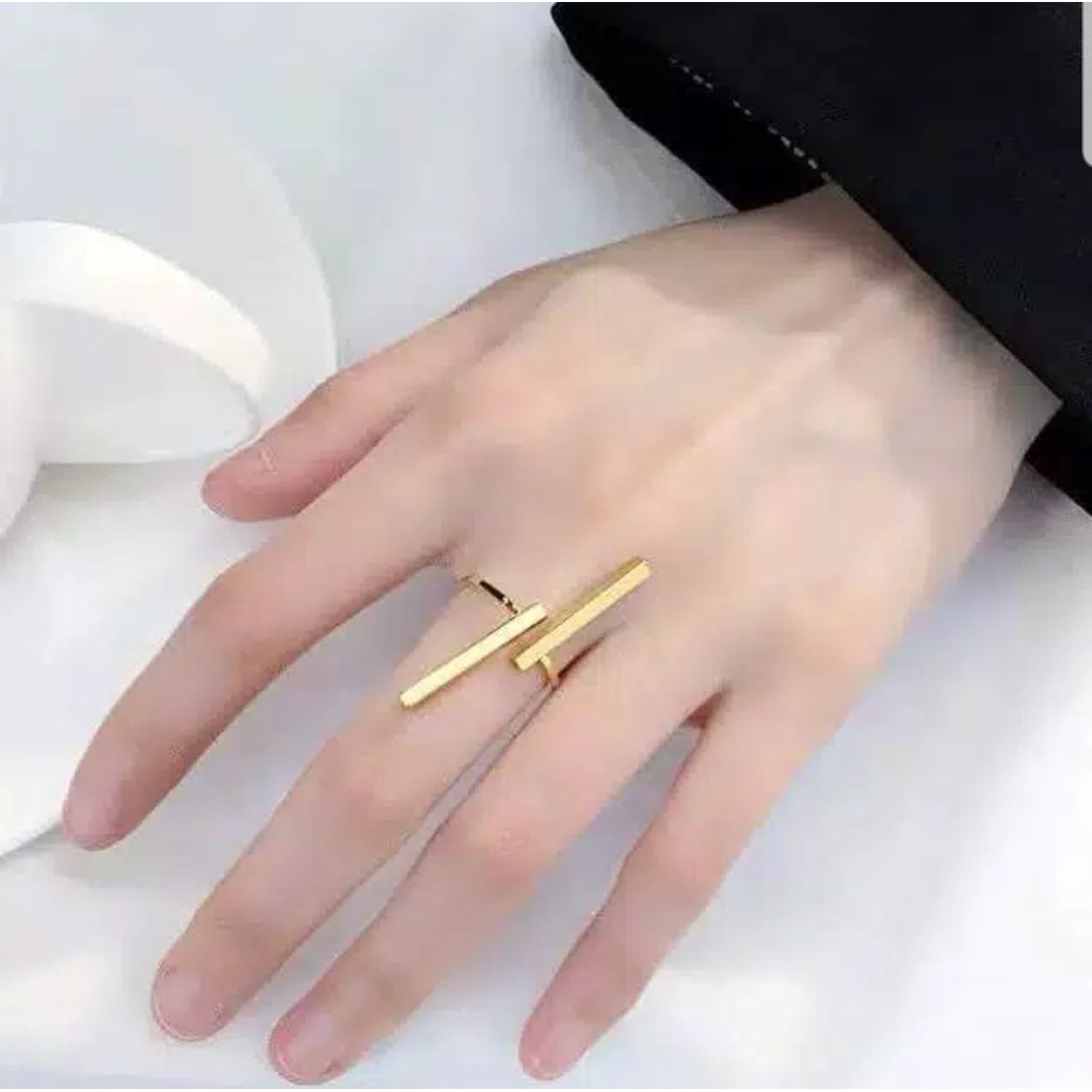 CINCIN WANITA MURAH / CINCIN FASHION KOREA / CINCIN JEPANG GEOMETRIS / CINCIN SIMPLE ELEGANT