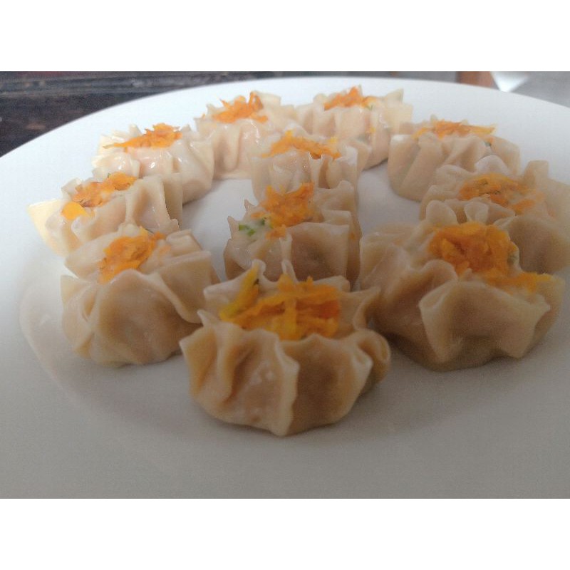 

Dimsum Ayam, Isi 10 pcs sudah lengkap lengkap dengan Chili oil, Frozen Dimsum, Dimsum Ayam