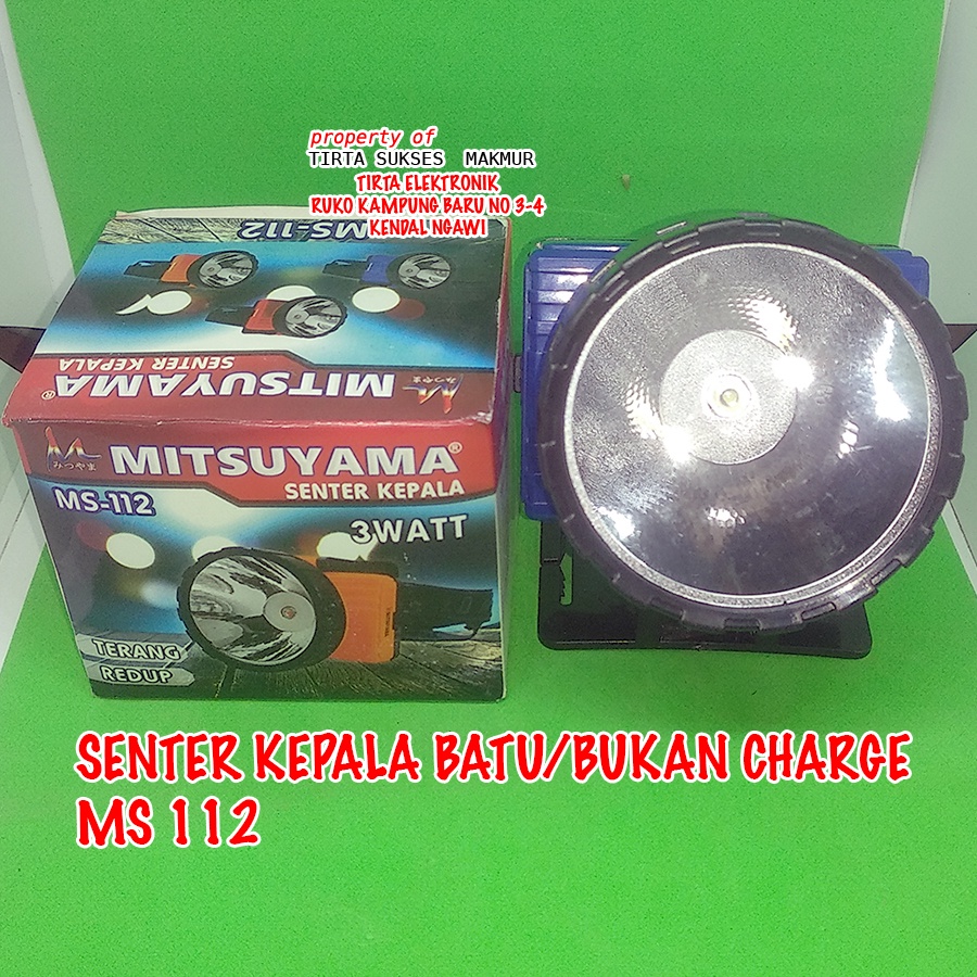 SENTER KEPALA LED MITSUYAMA MS 112