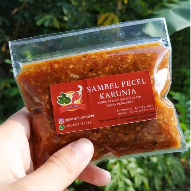 

Sambel Pecel Karunia 100 Gram / Sambel Pecel Instan Murah Higienis 100Gram