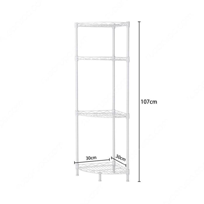 Rak Sudut Ruangan - Rak Besi Sudut Ruangan - Lemari Sudut Ruangan