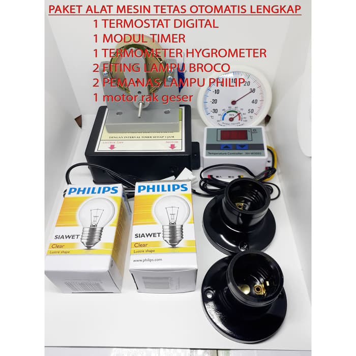 Paket Lengkap Full Otomatis Rak Geser Mesin Tetas Telur Penetas Telur