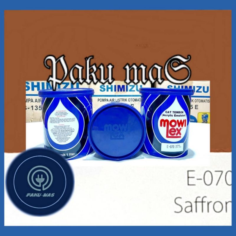 cat tembok mowilex interior 1kg safron